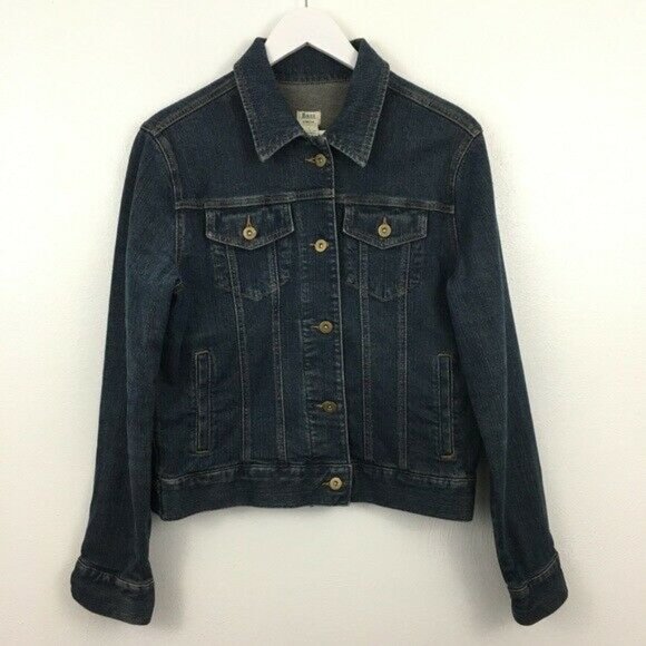 Bass Jackets & Blazers - Bass Stretch Denim Jacket Size M